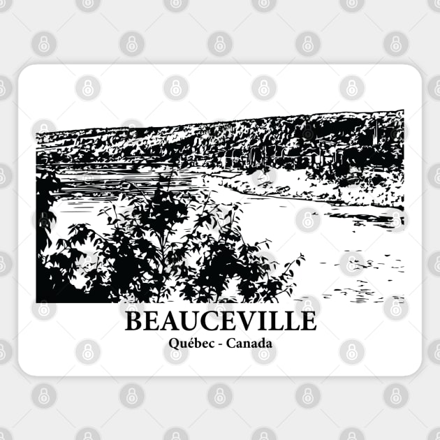 Beauceville - Québec Magnet by Lakeric
